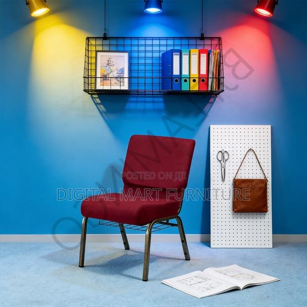 Office Chair;Stackable Armless Conference Chair - thumbnail 6