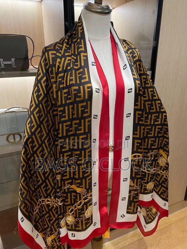 Premium Designer Inspired Silk Scarf Large Square Wrap
