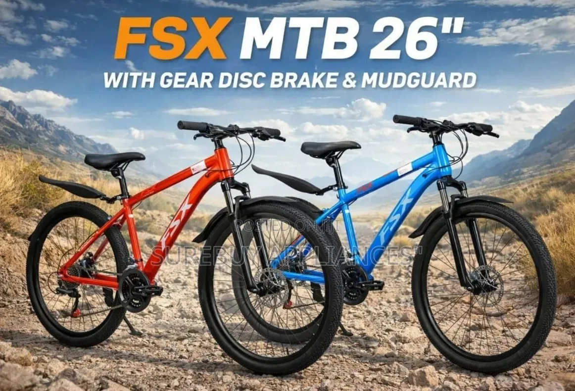 Adult Size 26 Bike With Front Rear Mudguards