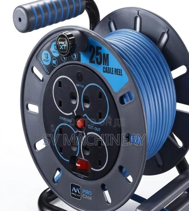 4 Socket Extension Cable Reel 2.5mm 25m - main view