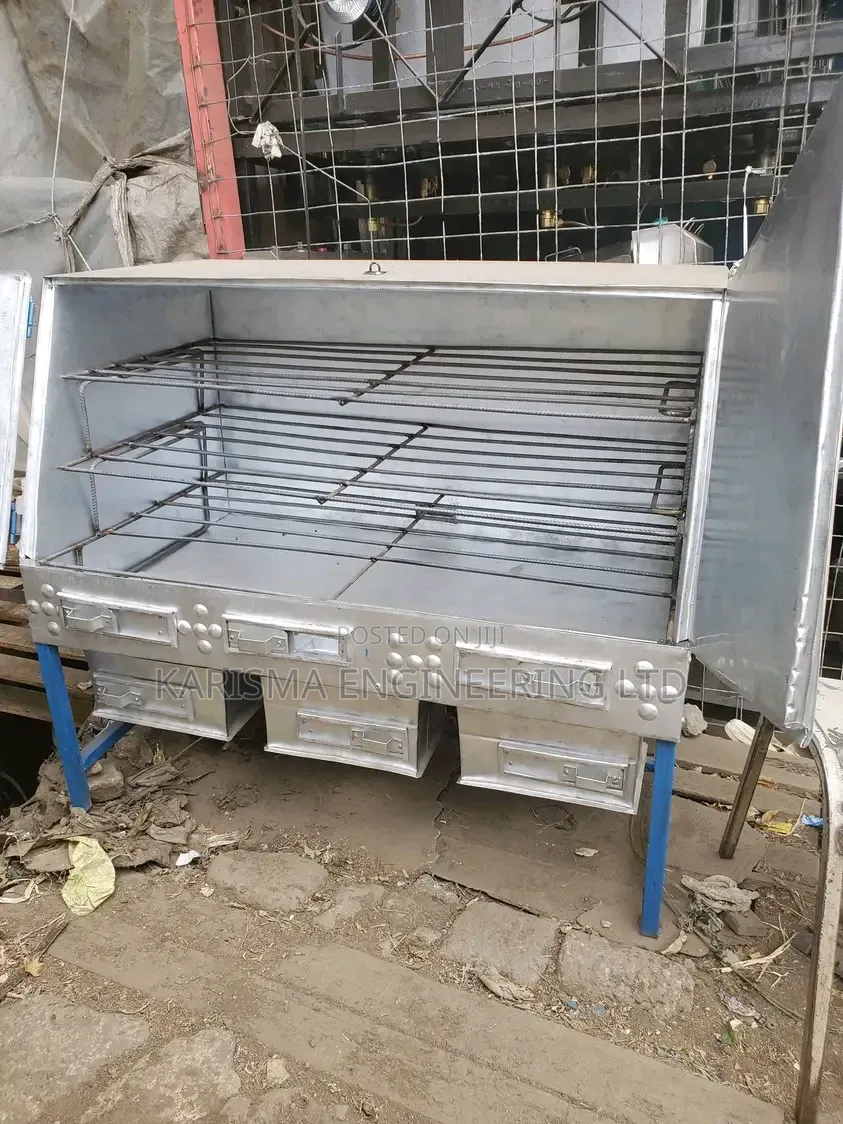 Locally Fabricated Metal Charcoal Oven Grill