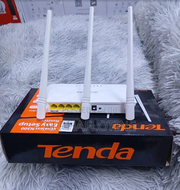 Tenda Wireless N300 Easy Setup Router 300mbps ,Model F-3