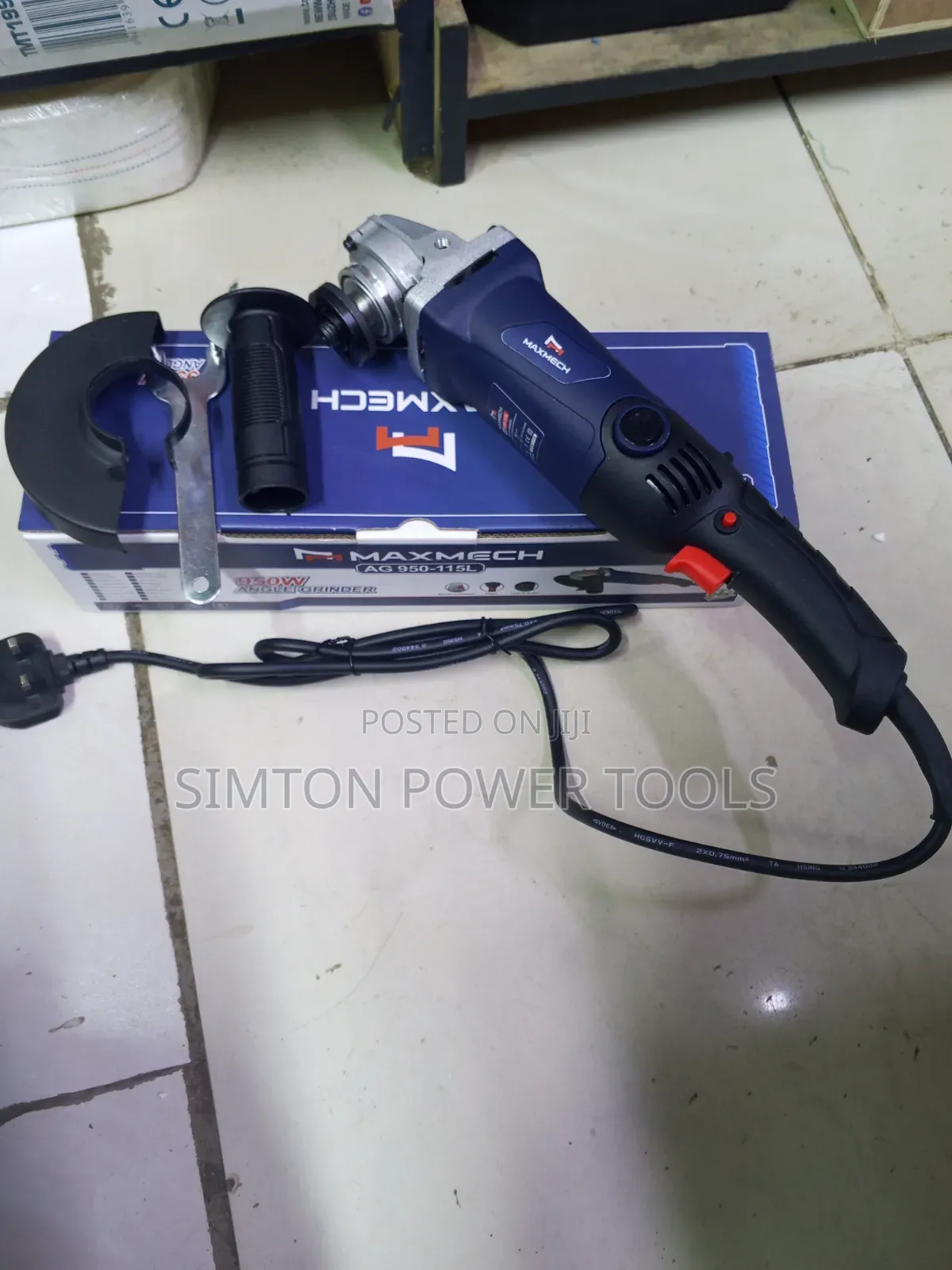 950waxmech Electric 4" Angle Grinder