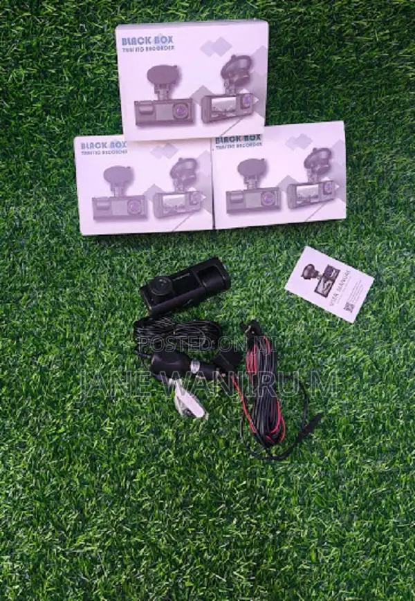 3-in-1 Dash Camera 1080p Full Hd Car Traffic Recorder