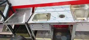 Commercial Sink and Table