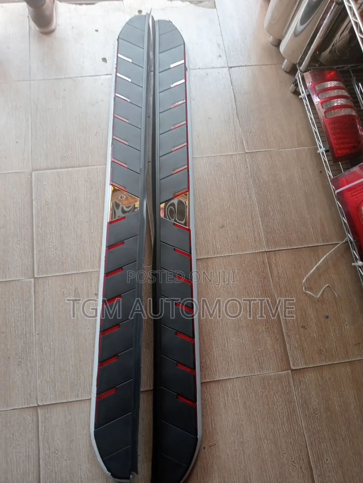 Side Steps Led S07 63 Inch Red
