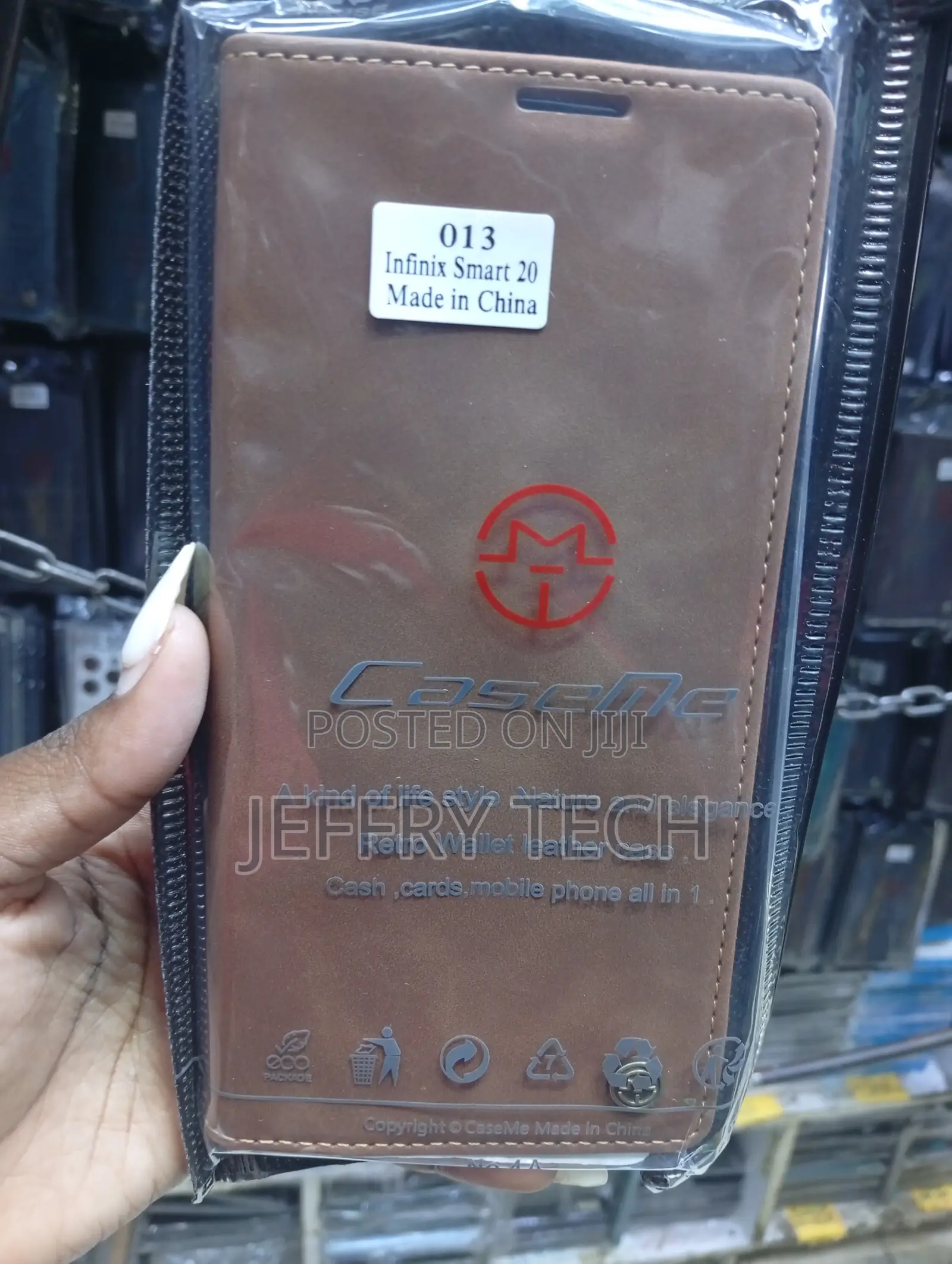 Infinix Smart 20 Magnetic Flap Retro Wallet Case