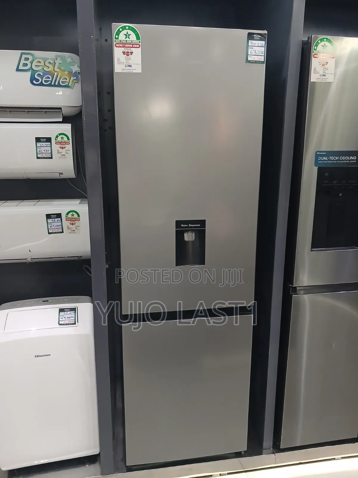 Hisense 268 Liters Ref265dr Bottom Freezer Fridge