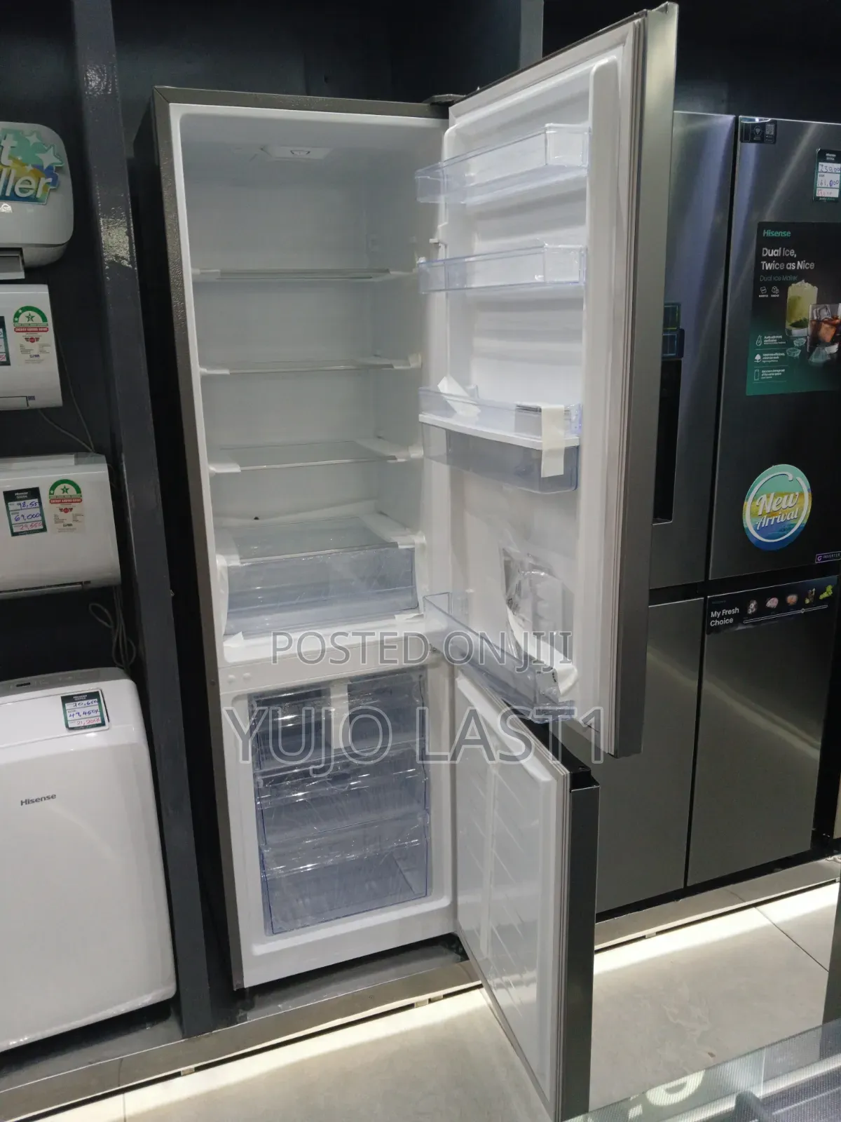 Hisense 268 Liters Ref265dr Bottom Freezer Fridge
