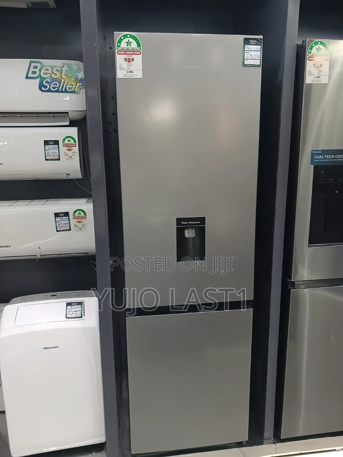 Hisense 268 Liters Ref265dr Bottom Freezer Fridge