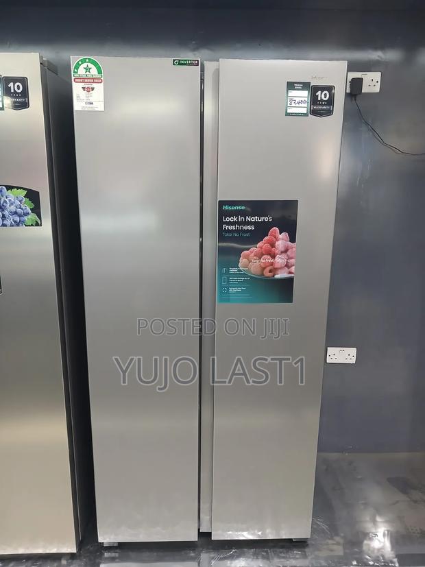 Hisense Ref441dr Side by Side Fridge 441l – Silver