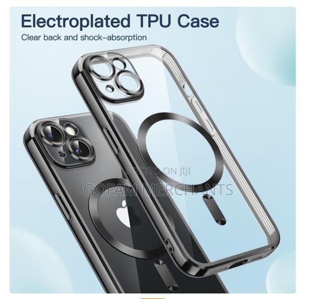 Clear Magsafe Case With Camera Lens Protector for iPhone 14 Plus - main view