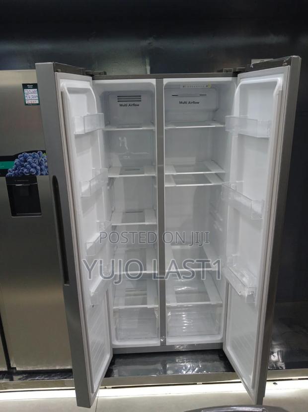 Hisense Ref441dr Side by Side Fridge 441l – Silver - thumbnail 3