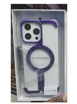 Clear/Purple iPhone 14 Pro Clear Case