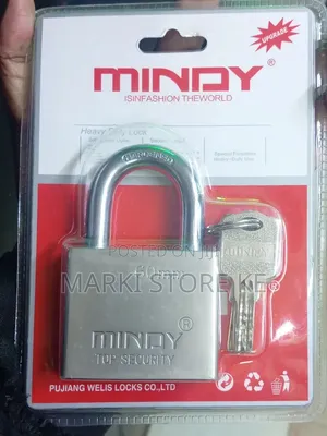 Heavy Duty Mindy 60 Mm Lock With Unique Four Keys