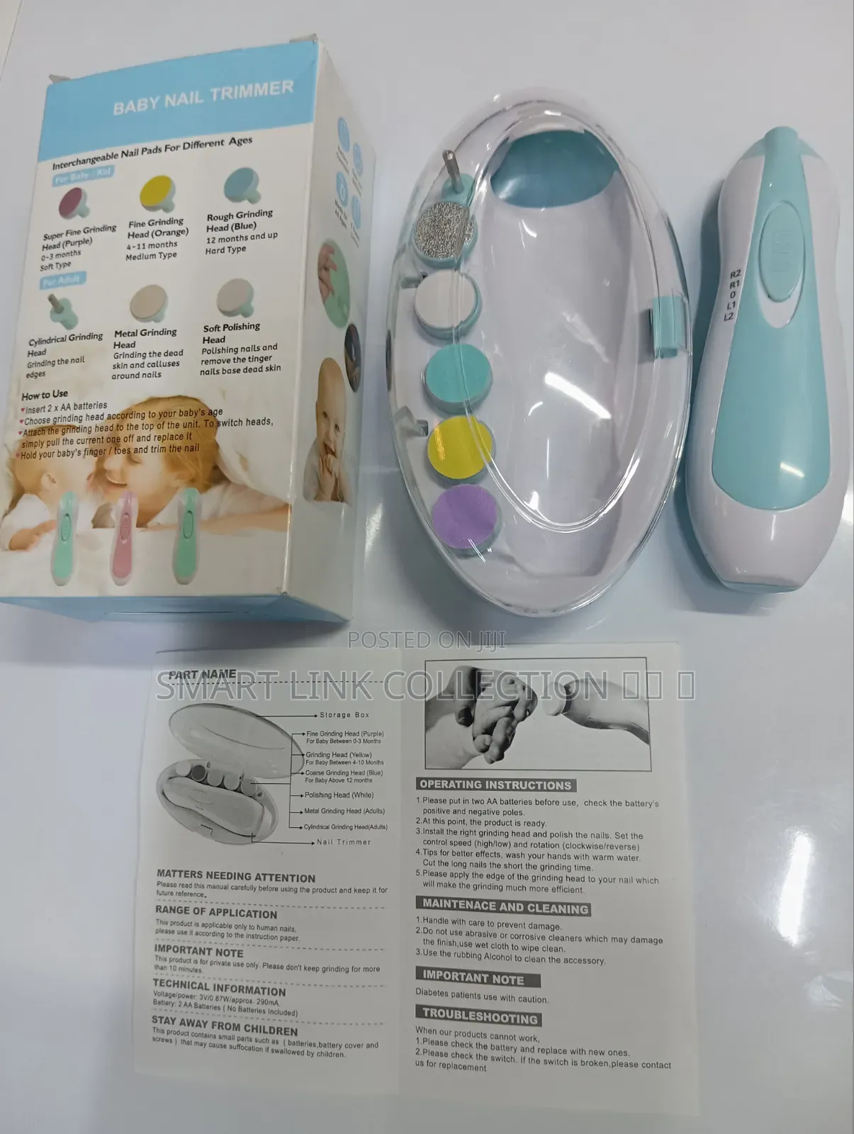 Electric Baby Nail Trimmer Kit