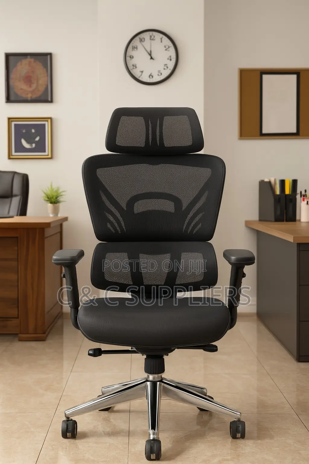 Modern Orthopedic Mesh Office Seat