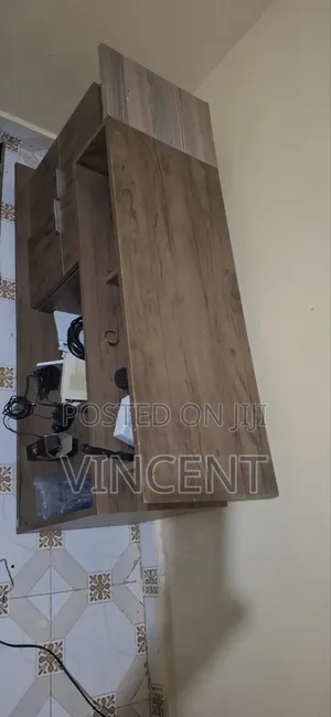 Wooden TV Stand With Storage Cabinets