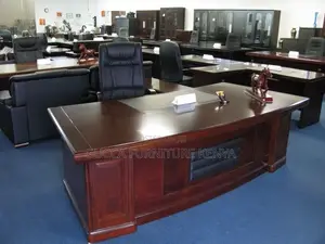 1800mm Mahogany Boss L-Shaped Work Table