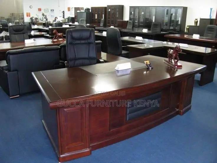 1800mm Mahogany Boss L-Shaped Work Table