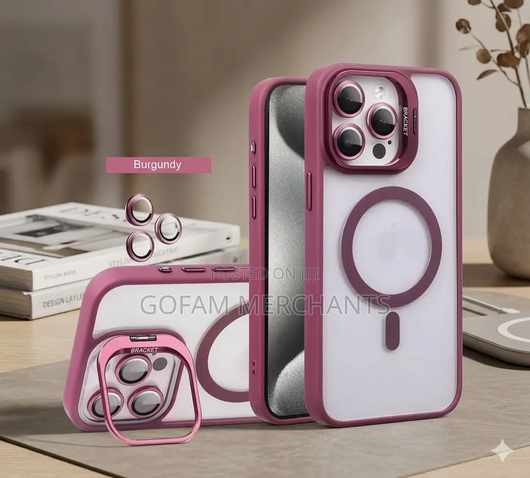 Phone 13 Pro Magnetic Protective Phone Case - Pink