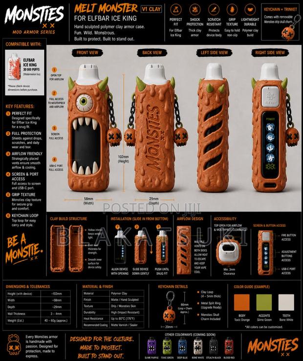 Custom Monsties Vape Cases - thumbnail 3