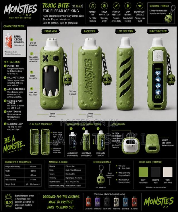 Custom Monsties Vape Cases - thumbnail 5