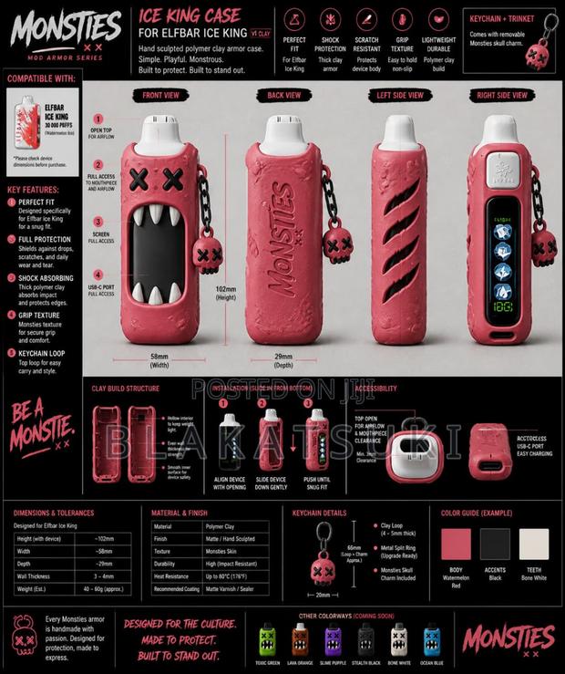 Custom Monsties Vape Cases - thumbnail 6