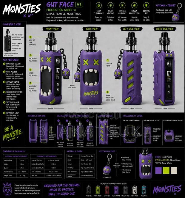 Custom Monsties Vape Cases - thumbnail 7