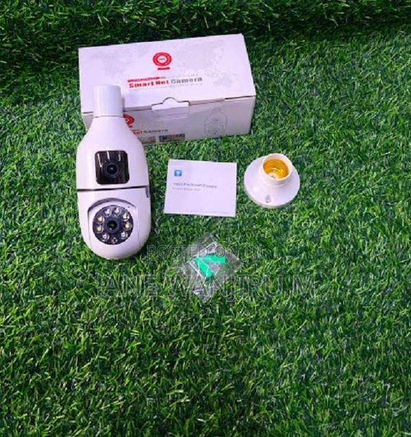 2m.P Bulb Dual Lens Nanny Camera 360degrees View Double Lens - main view