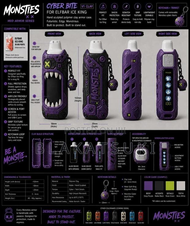 Custom Monsties Vape Cases - thumbnail 2