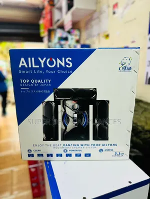 Ailyons 3.1ch Subwoofer Home Theatre Multi Media Bluetooth