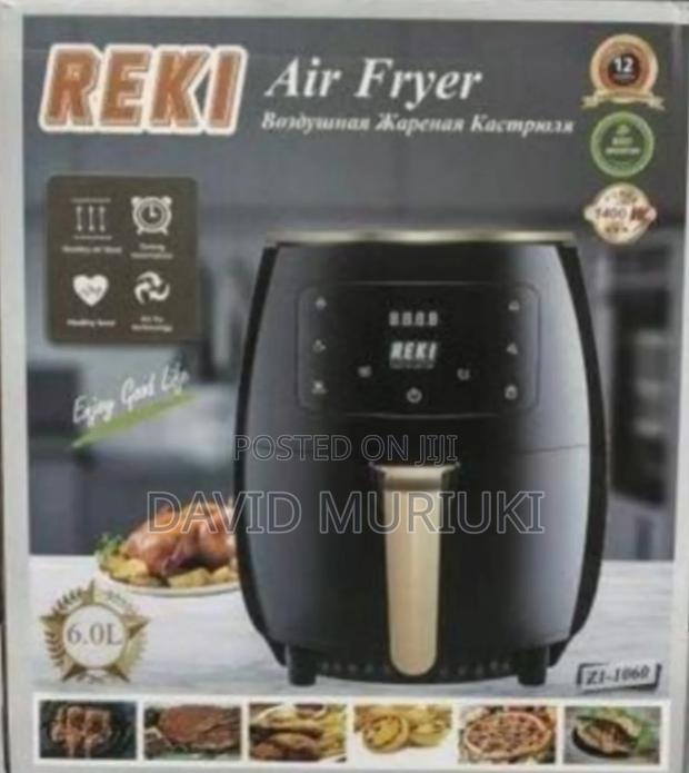 Reki 6ltr Air Fryer Metallic(Nonstick)Oven