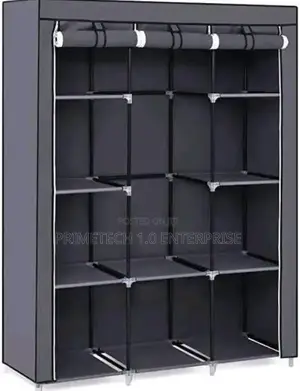 Grey Metallic Wardrobe