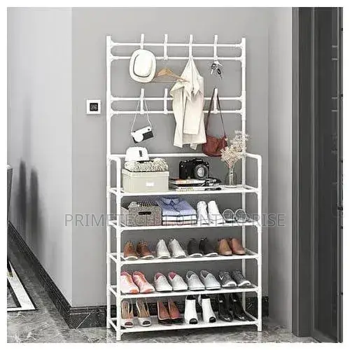 White Shoes Rack/Hat Rack