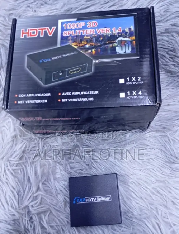 Hdmi Splitter 1x2 – Dual Display Video Audio Splitter