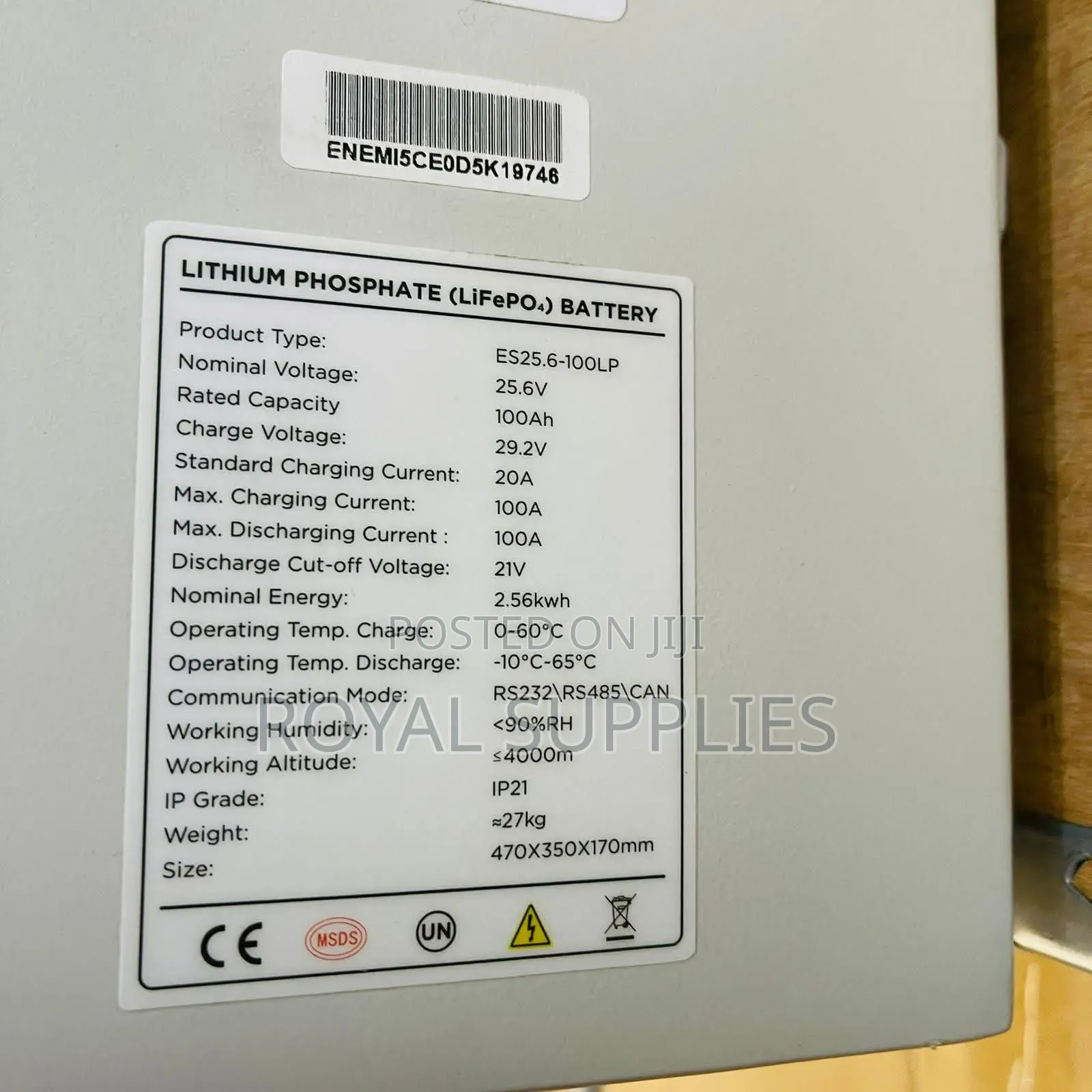 100ah 24v Lithium Iron Phosphate Battery
