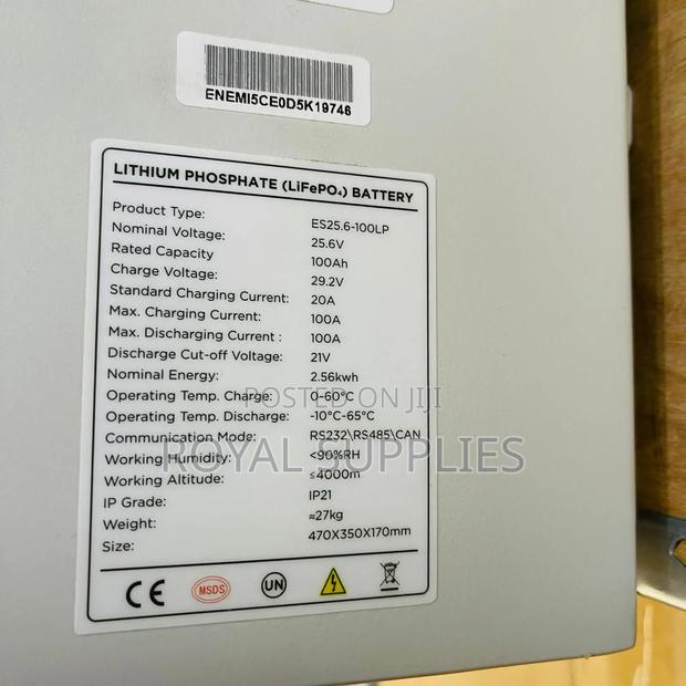 100ah 24v Lithium Iron Phosphate Battery - thumbnail 2