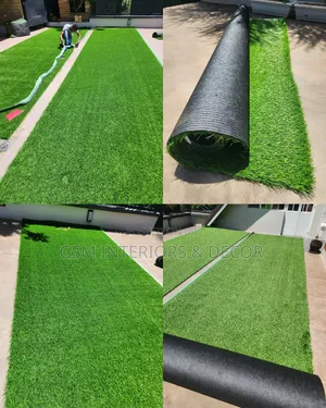 Artificial Green Grass Carpets in Full Length/Width