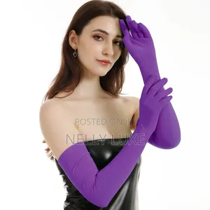 Long Silk Arm Gloves