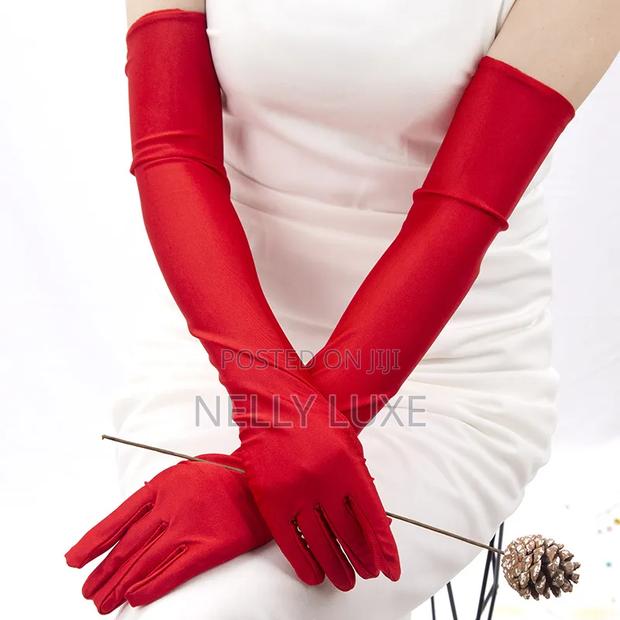 Long Silk Arm Gloves - thumbnail 4