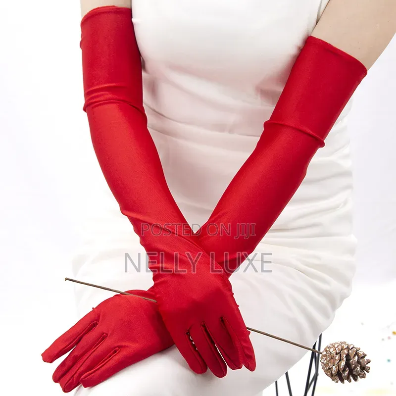 Long Silk Arm Gloves