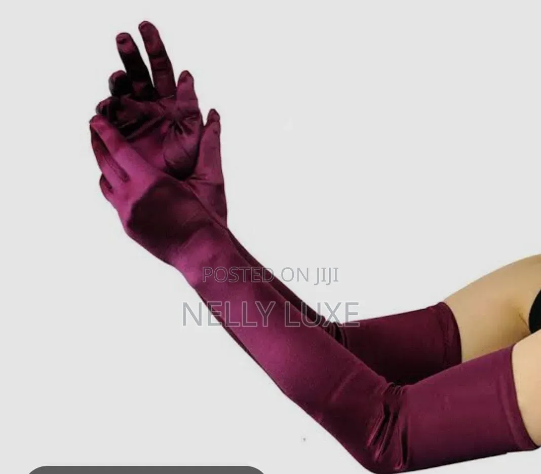 Long Silk Arm Gloves