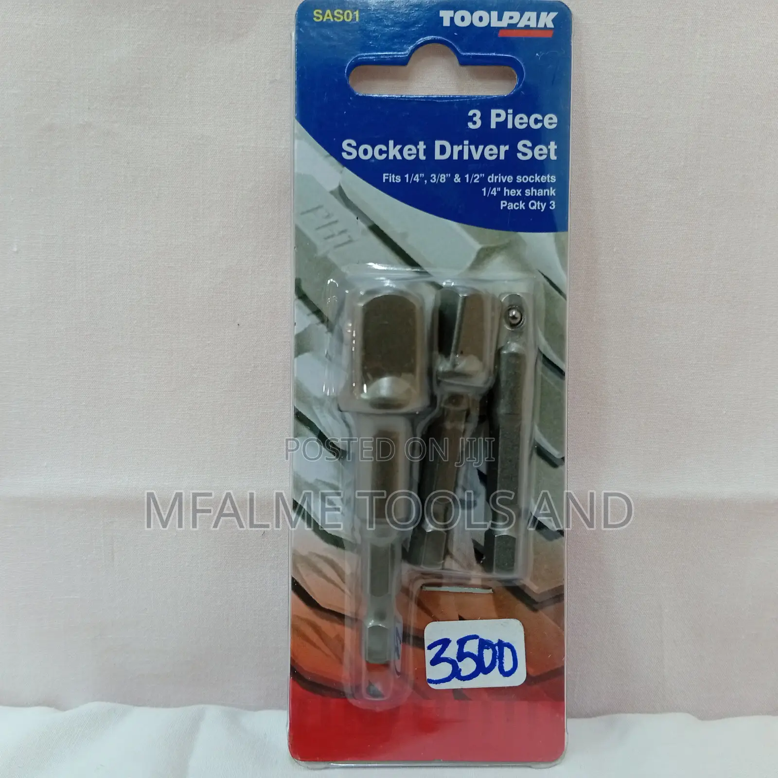 3 Piece Socket Driver Set