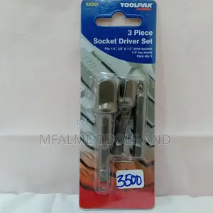 3 Piece Socket Driver Set
