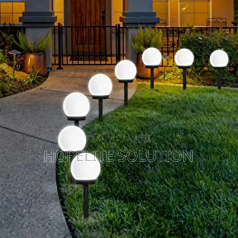 6 Pieces Outdoor Ball Solar Light