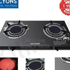 Ailyons Gs005a-1 2-Burner Infrared Gas Stove