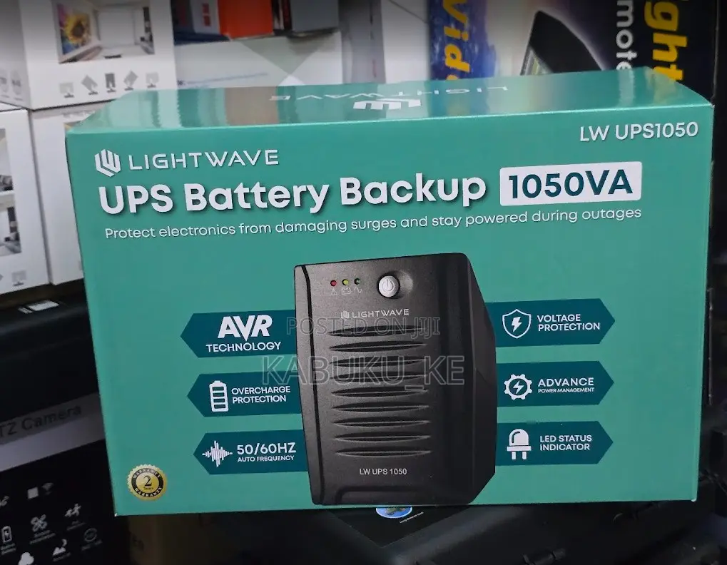 Lightwave 1050va Lw Ups 1050 1kva 630watts 12v7ah Battery Built in Avr