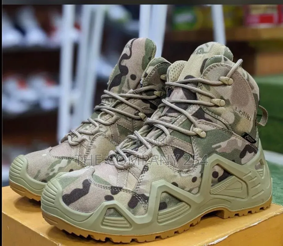 Quality Leather Casual Lowar S33 Outdoor Hiking Unisex High Boots