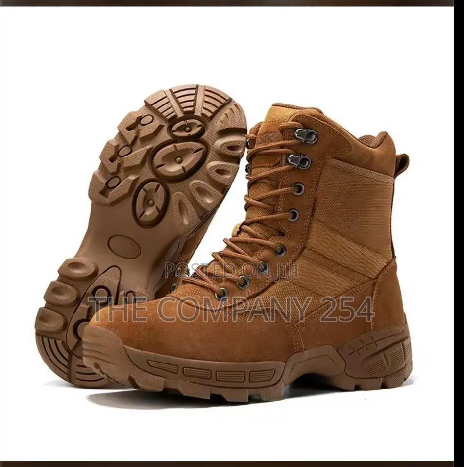 Quality Leather Casual Lowar S33 Outdoor Hiking Unisex High Boots